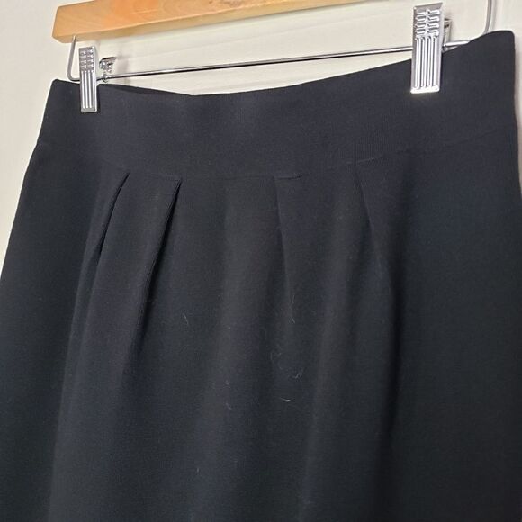 Luisa Cerano Size 8 Medium Black Pleated Mini Skirt - Picture 2 of 8